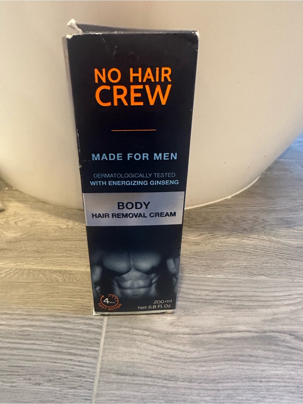 No Hair Crew Made for Men Body Hair Removal Cream!